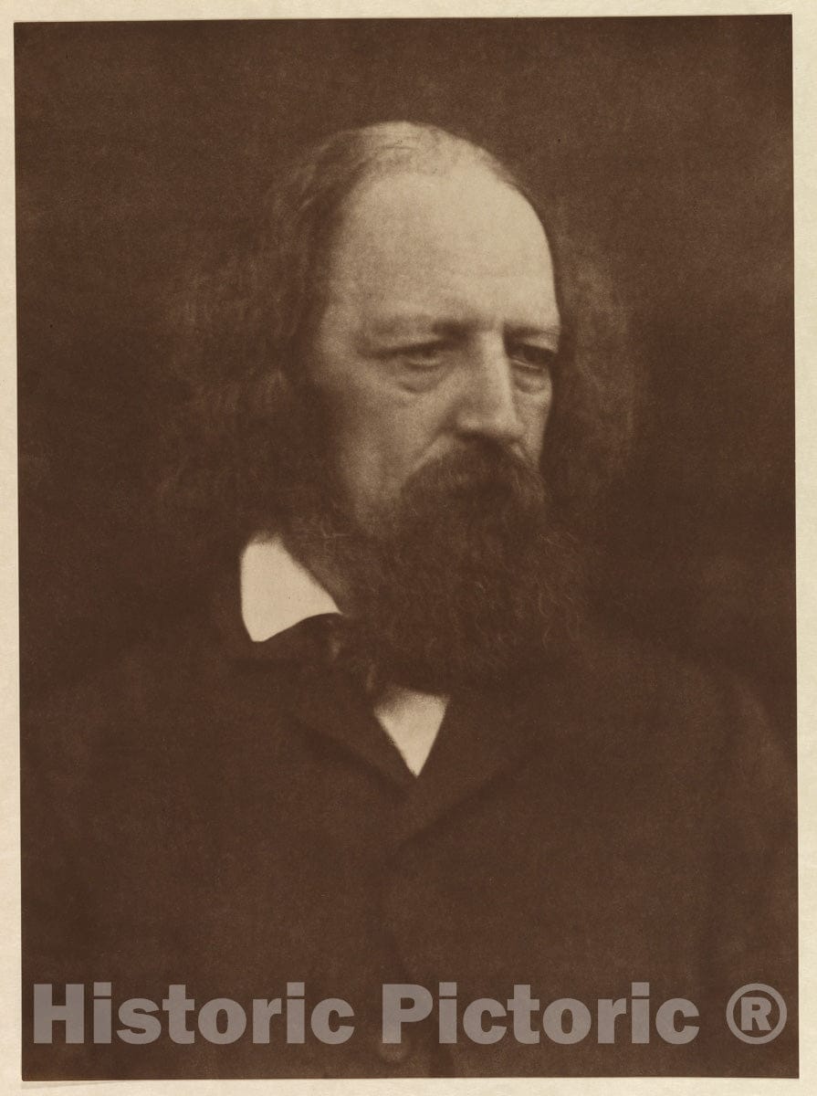 Photo Print : Julia Margaret Cameron - Alfred, Lord Tennyson - 408366 : Vintage Wall Art