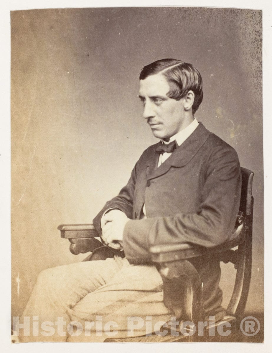 Photo Print : Captain Baring, Honourable East India Company 6th Bengal Light Cavalry, A.D.C. : Vintage Wall Art