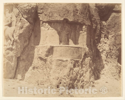 Photo Print : Luigi Pesce - (6) Naksh-i Rustam, Near Persepolis : Vintage Wall Art