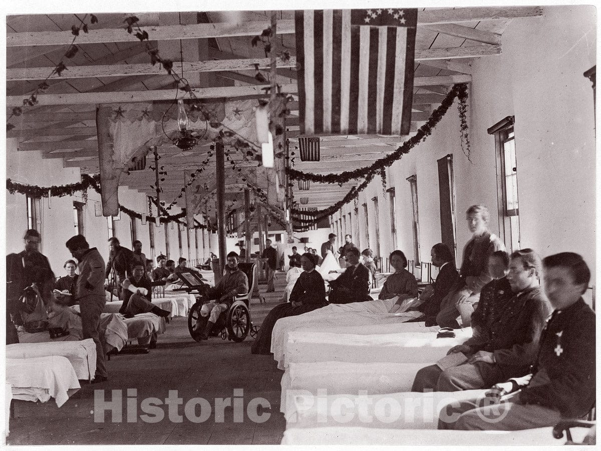 Photo Print : Washington. Armory Square Hospital : Vintage Wall Art