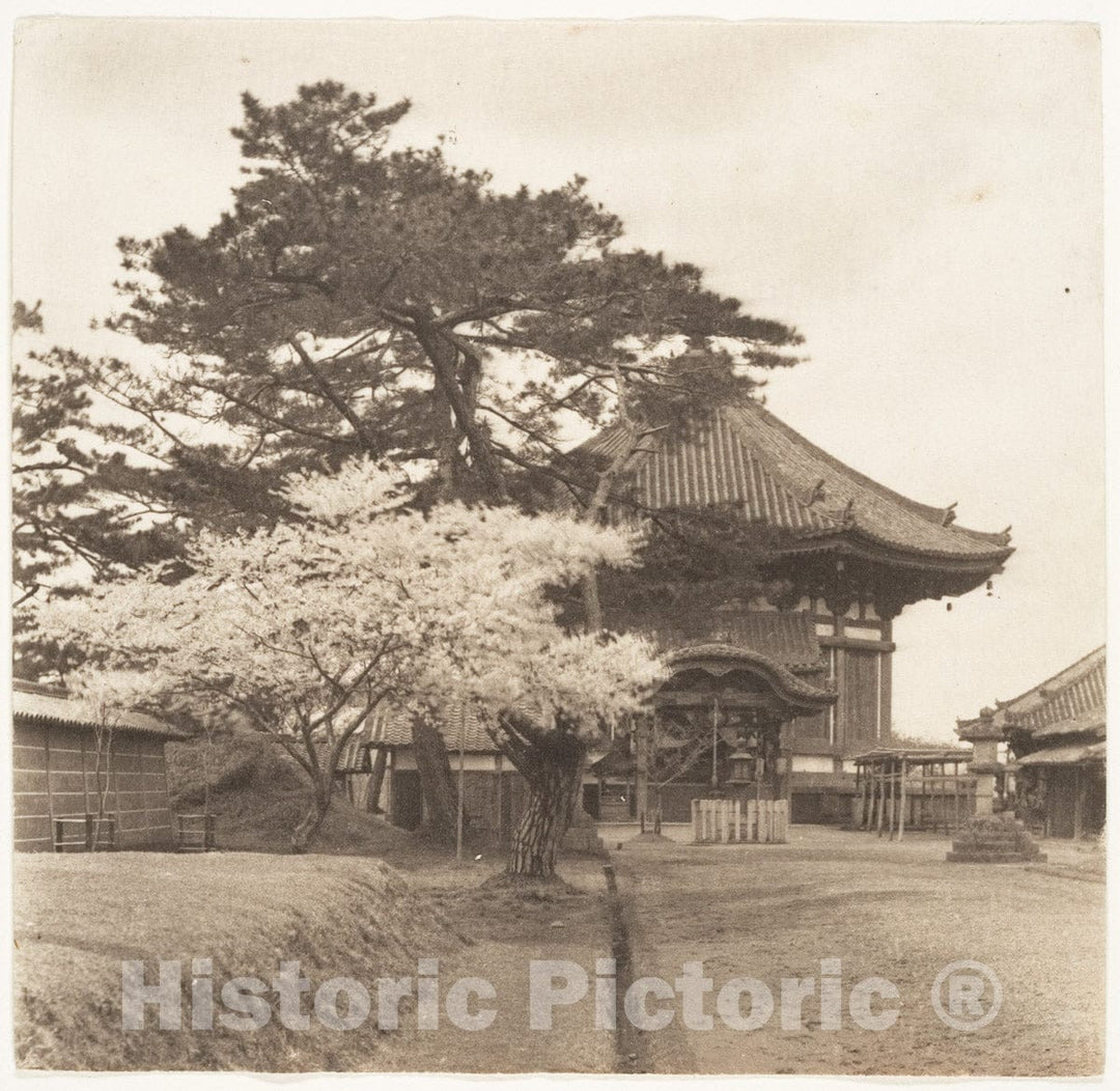 Photo Print : Adolf de Meyer - Kofukuji Temple, Nara, Japan : Vintage Wall Art