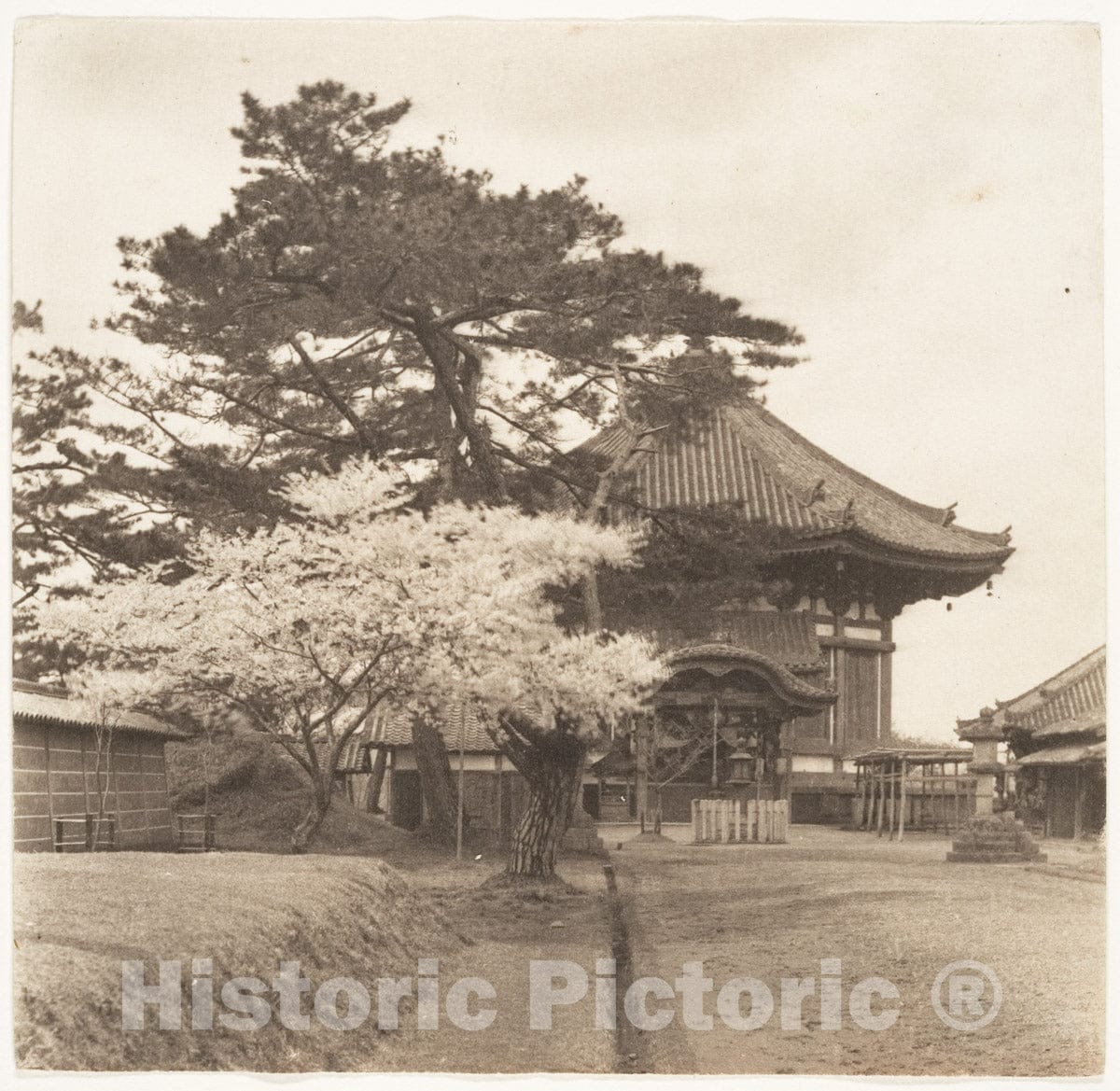 Photo Print : Adolf de Meyer - Kofukuji Temple, Nara, Japan : Vintage Wall Art