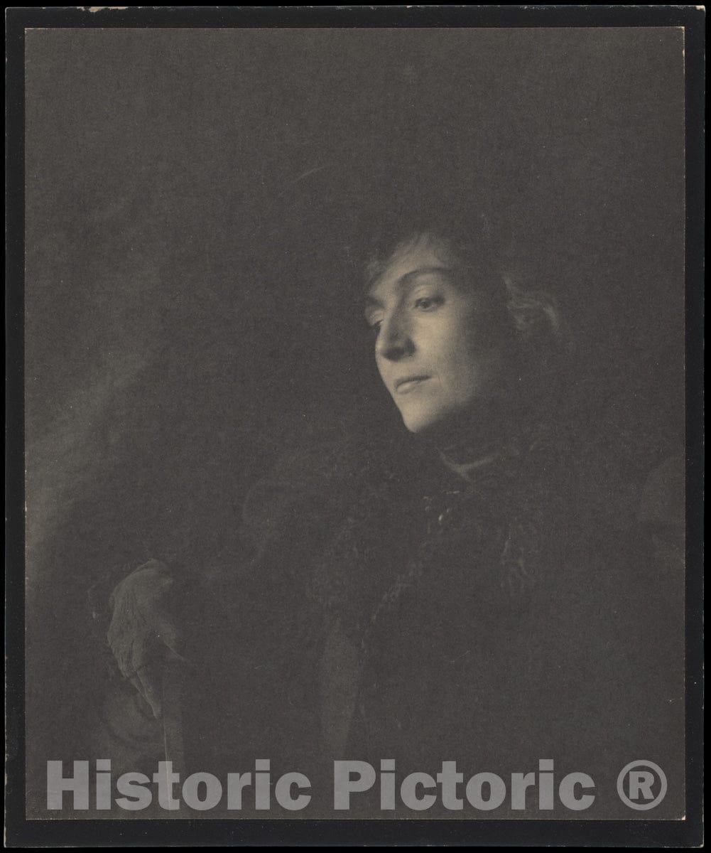 Photo Print : F. Holland Day - Mrs. James Brown Potter or Mrs. Potter Palmer : Vintage Wall Art