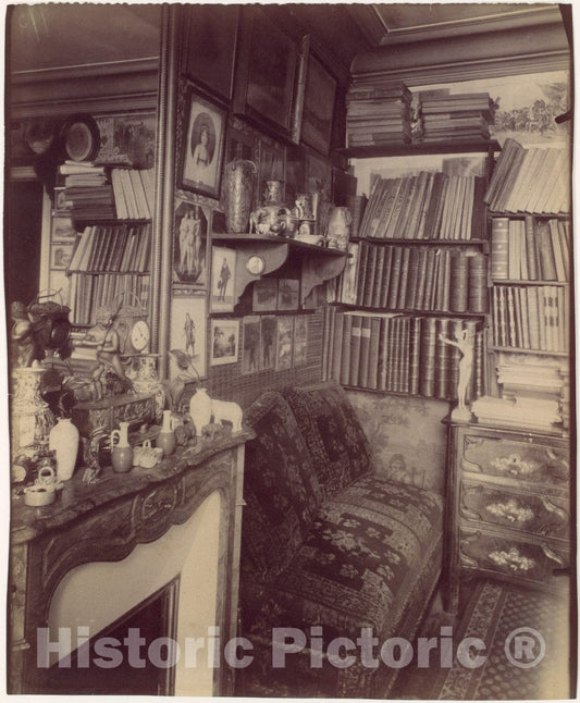Photo Print : Eugène Atget - Intérieur Rue de Vaugirard : Vintage Wall Art