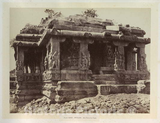 Art Print : Thomas Biggs - Architecture in Dharwar and Mysore : Vintage Wall Art