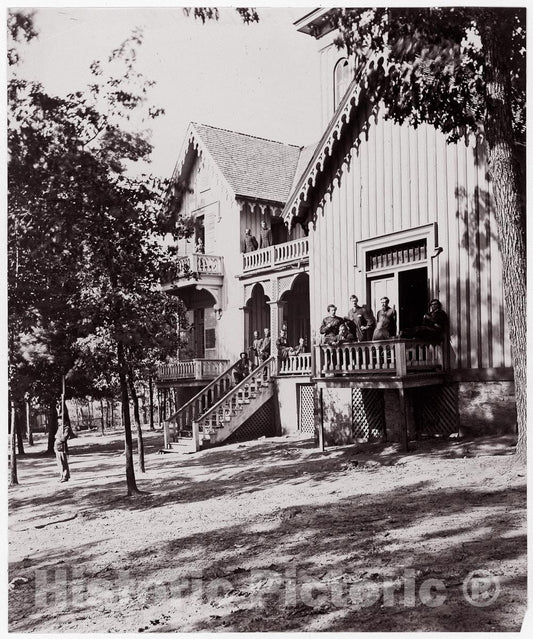 Photo Print : Alexander Gardner - Headquarters of General Hooker : Vintage Wall Art