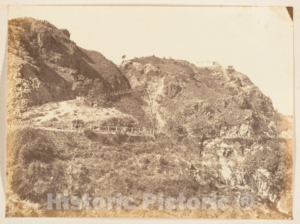 Photo Print : Path Leading to Convent, Simla : Vintage Wall Art