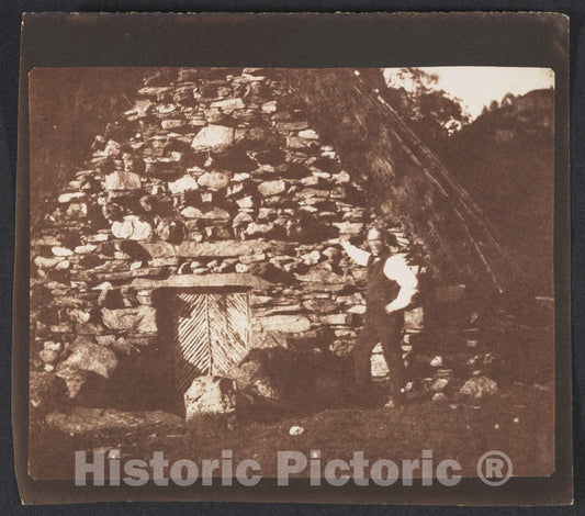 Photo Print : William Henry Fox Talbot - Highland Hut, Loch Katrine : Vintage Wall Art