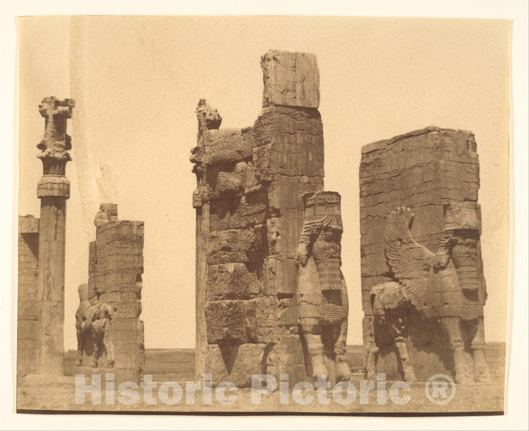 Photo Print : Luigi Pesce - (15) Gate of All Nations, Persepolis, Fars : Vintage Wall Art