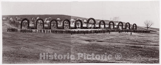 Photo Print : Formerly Mathew B. Brady - Camp of 44th New York Infantry 2 : Vintage Wall Art