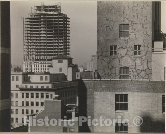 Photo Print : Alfred Stieglitz - from My Window at an American Place, Southwest : Vintage Wall Art