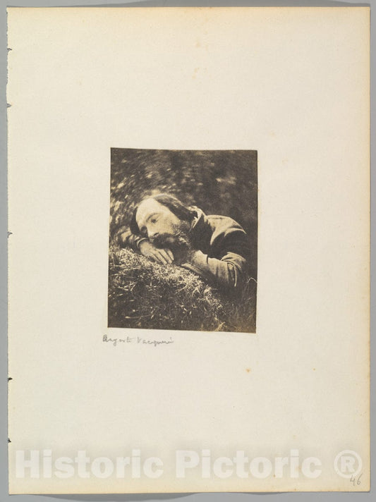 Photo Print : Charles Victor Hugo - Auguste Vacquerie : Vintage Wall Art