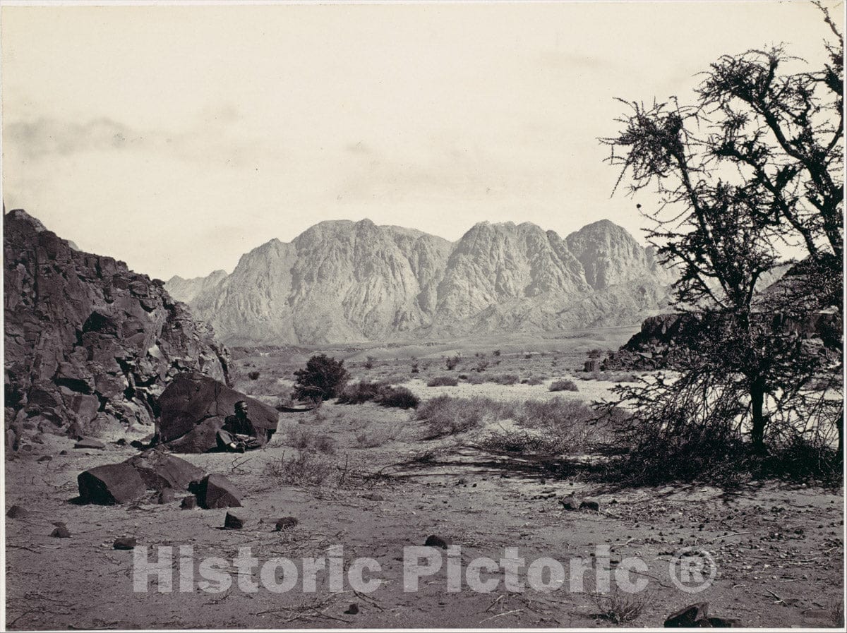 Photo Print : Francis Frith - The Written Valley, Sinai : Vintage Wall Art