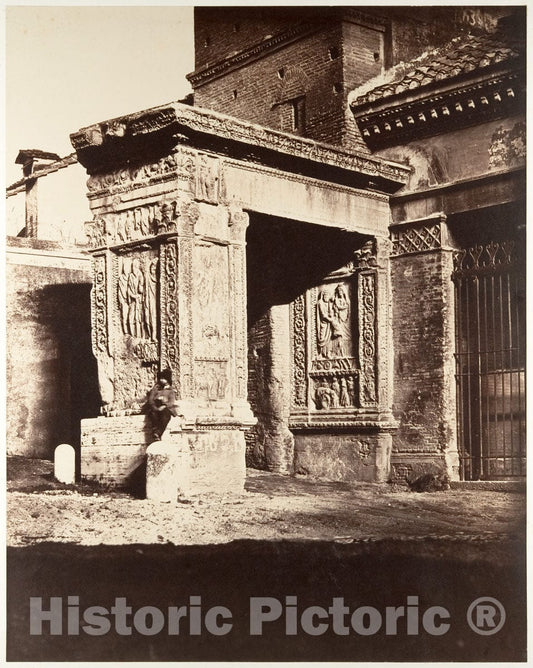 Photo Print : Arch of The Argentarii, or, Goldsmith's Gate, Rome : Vintage Wall Art