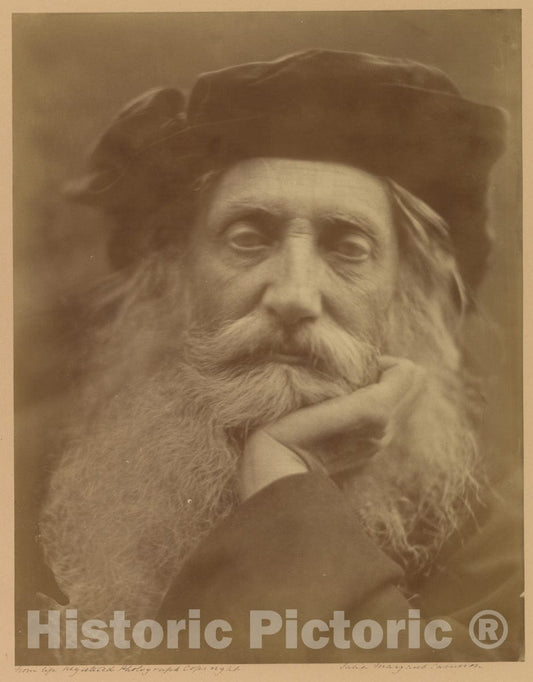 Photo Print : Julia Margaret Cameron - Henry Taylor 1 : Vintage Wall Art