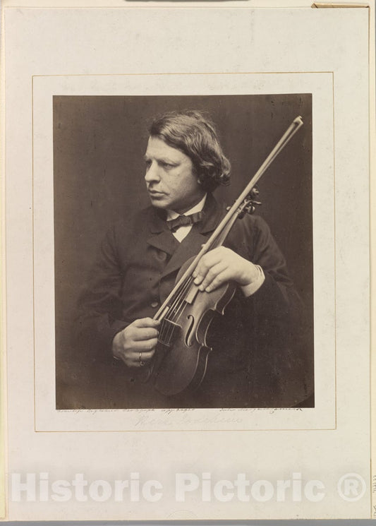 Photo Print : Julia Margaret Cameron - Herr Joachim : Vintage Wall Art