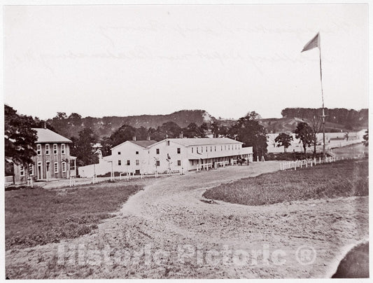 Photo Print : Formerly Mathew B. Brady - Camp Barry Near Bladensberg, Maryland. Artillery Depot : Vintage Wall Art