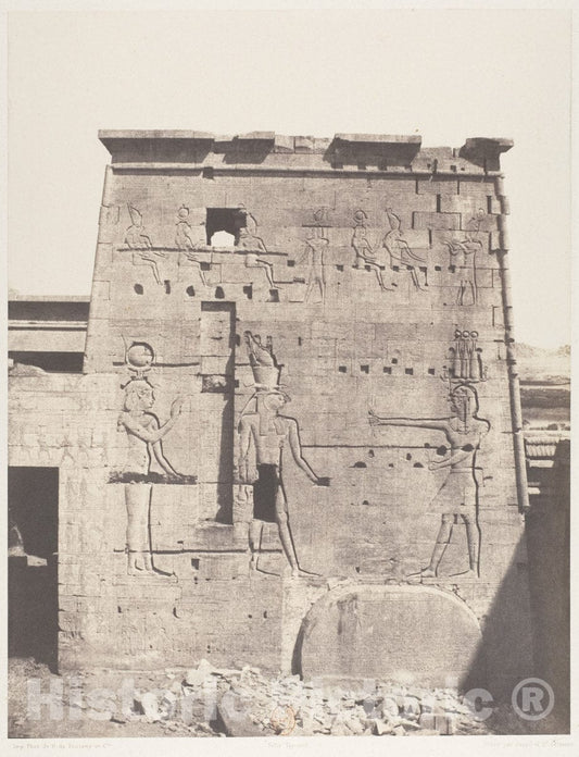Photo Print : Ile de Fileh - Artist: Felix Teynard - Created: c1851 : Vintage Wall Art