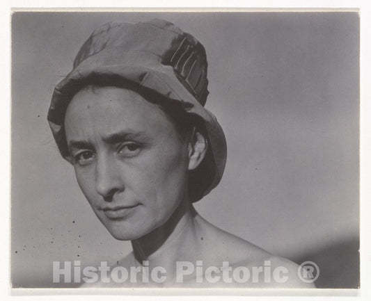Photo Print : Alfred Stieglitz - Georgia O'Keeffe 2 : Vintage Wall Art