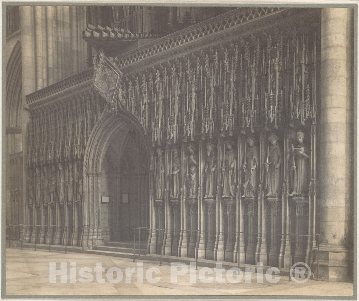 Photo Print : Frederick H. Evans - Organ Screen, York Minster : Vintage Wall Art