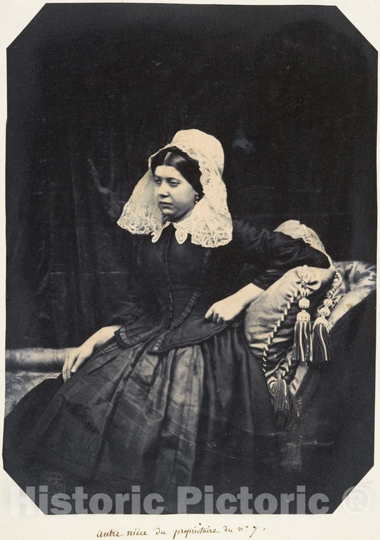 Photo Print : Louis-Pierre-Théophile Dubois de Nehaut - Autre nièce du propriétaire du no. 7 : Vintage Wall Art