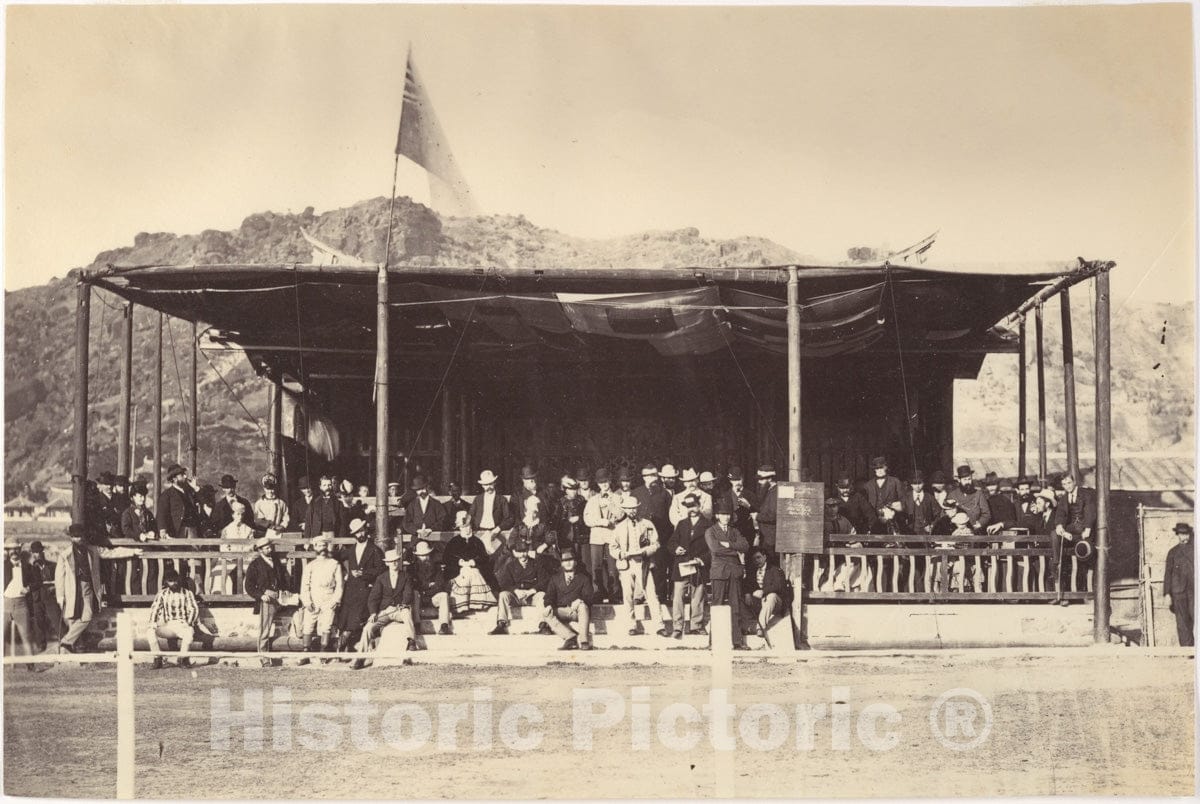 Photo Print : John Thomson - The Grand Stand, Amoy 1871 : Vintage Wall Art