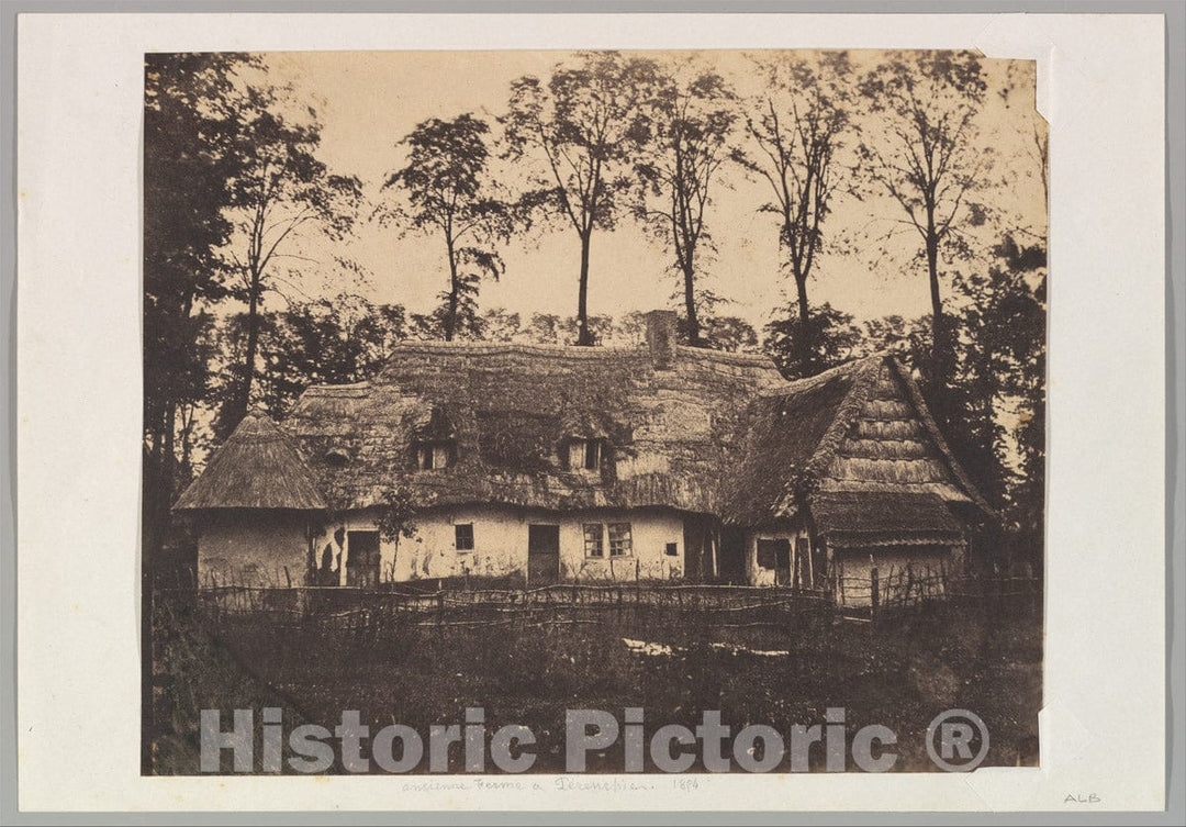 Photo Print : Alphonse Le Blondel - Ancienne Ferme à Pérenchies : Vintage Wall Art