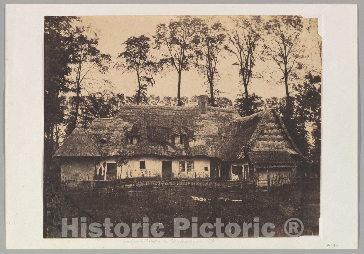 Photo Print : Alphonse Le Blondel - Ancienne Ferme à Pérenchies : Vintage Wall Art
