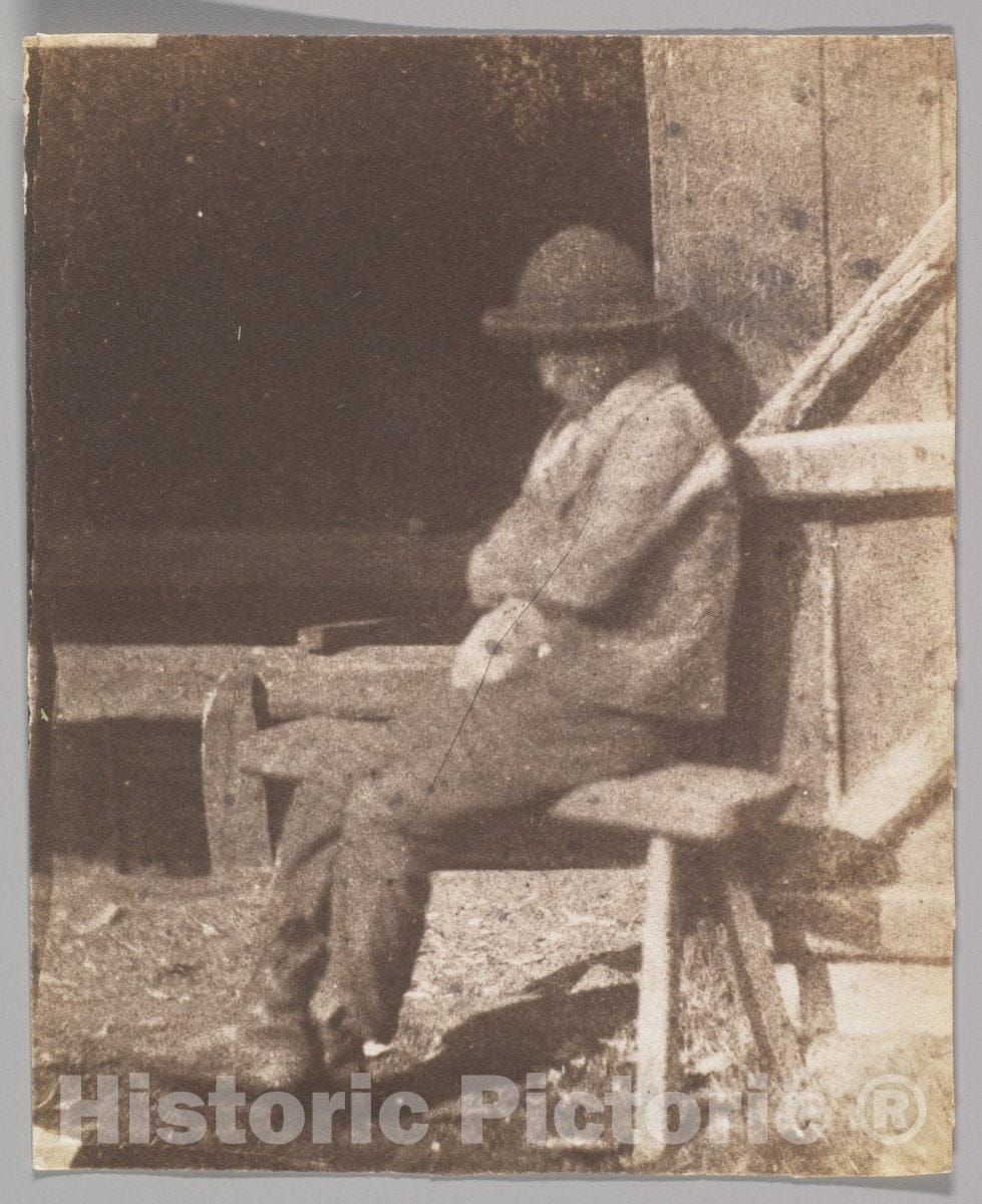 Photo Print : Calvert Richard Jones - Seated Lad : Vintage Wall Art