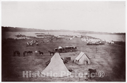 Photo Print : Timothy H. O'sullivan - Belle Plain, Virginia 1 : Vintage Wall Art