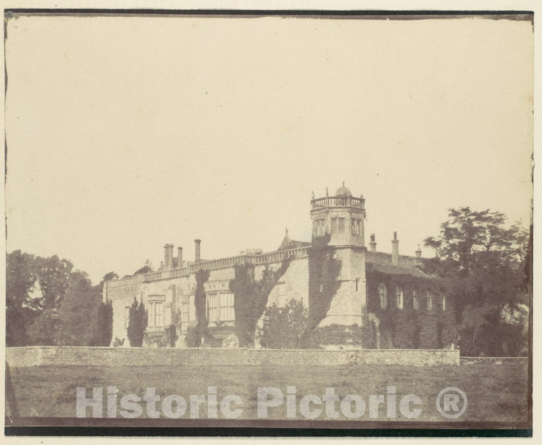 Photo Print : Lacock Abbey : Vintage Wall Art