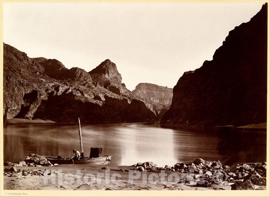 Photo Print : Timothy H. O'sullivan - Black Cañon, from Camp 8, Looking Above : Vintage Wall Art