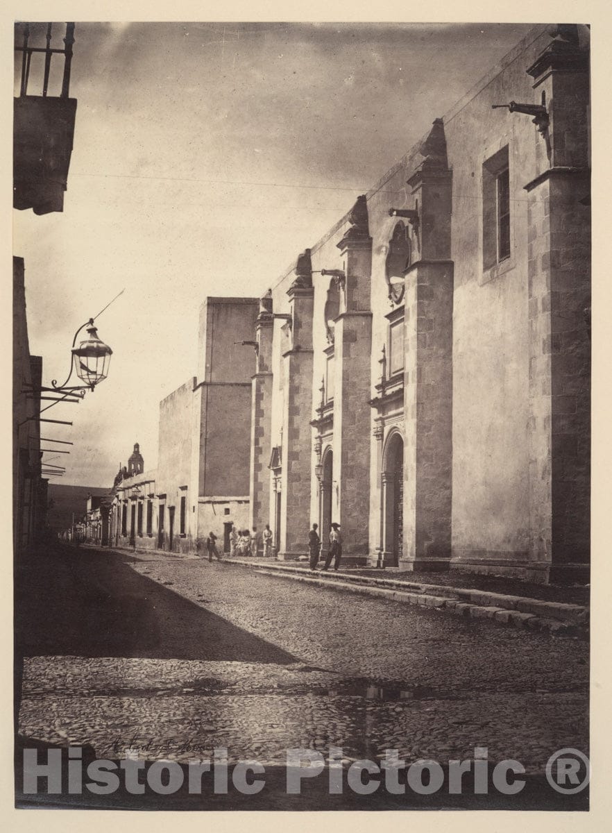 Photo Print : François Aubert - The Scene of The Execution of Emperor Maximilian I of Mexico : Vintage Wall Art