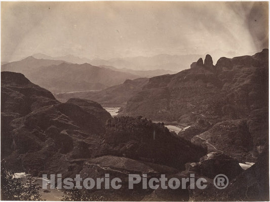 Photo Print : John Thomson - Heaven Ascending Peak Near Sing-Chang : Vintage Wall Art