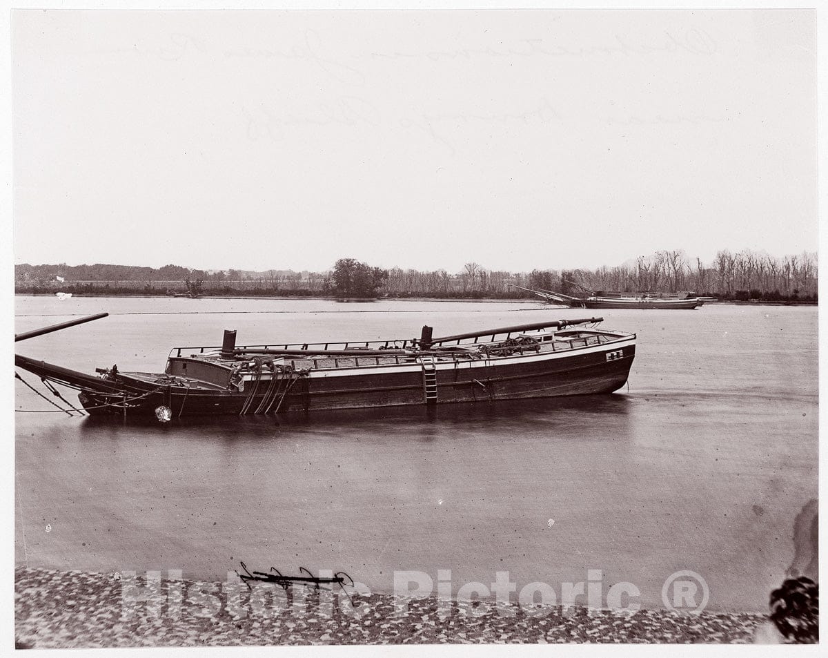 Photo Print : Andrew Joseph Russell - Deep Bottom, James River : Vintage Wall Art
