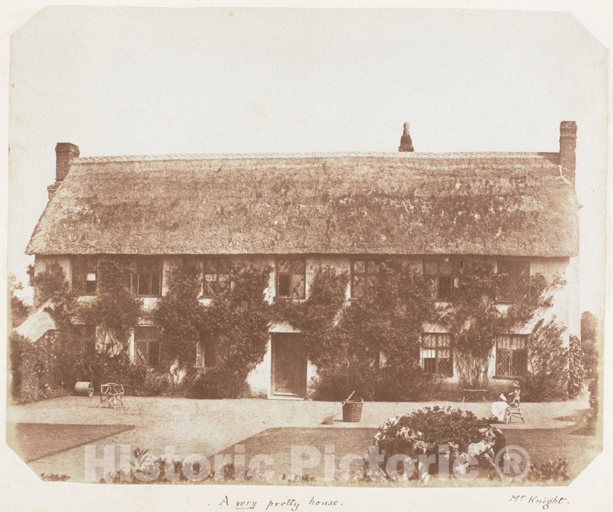 Photo Print : James Knight - A Very Pretty House : Vintage Wall Art