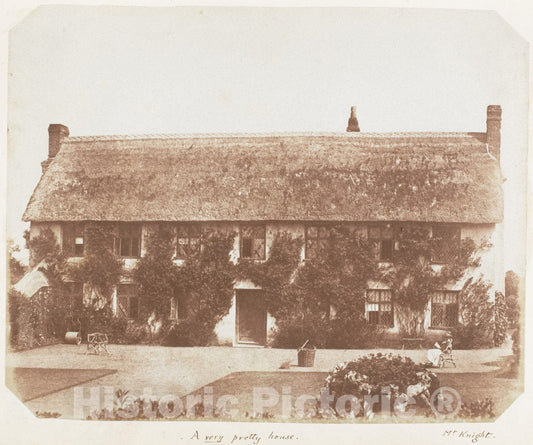 Photo Print : James Knight - A Very Pretty House : Vintage Wall Art