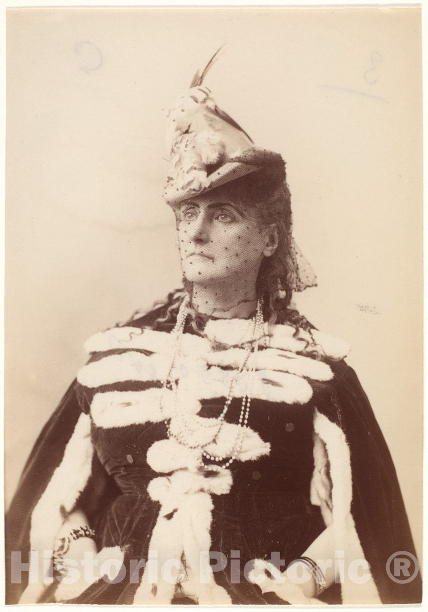 Photo Print : Pierre-Louis Pierson - Le Manteau d'Hermine : Vintage Wall Art