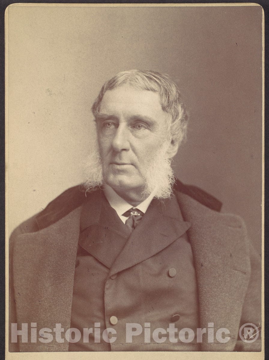 Art Print : Frederick Gutekunst - Man with Side Whiskers : Vintage Wall Art