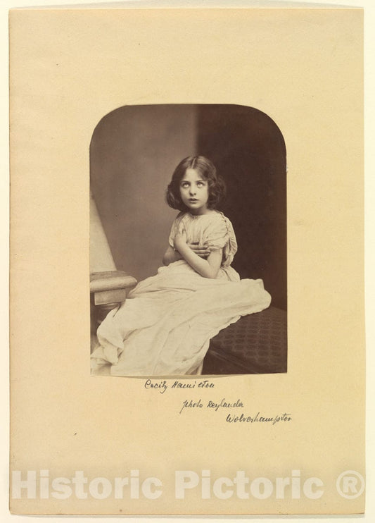 Photo Print : Oscar Gustav Rejlander - Cecily Hamilton : Vintage Wall Art