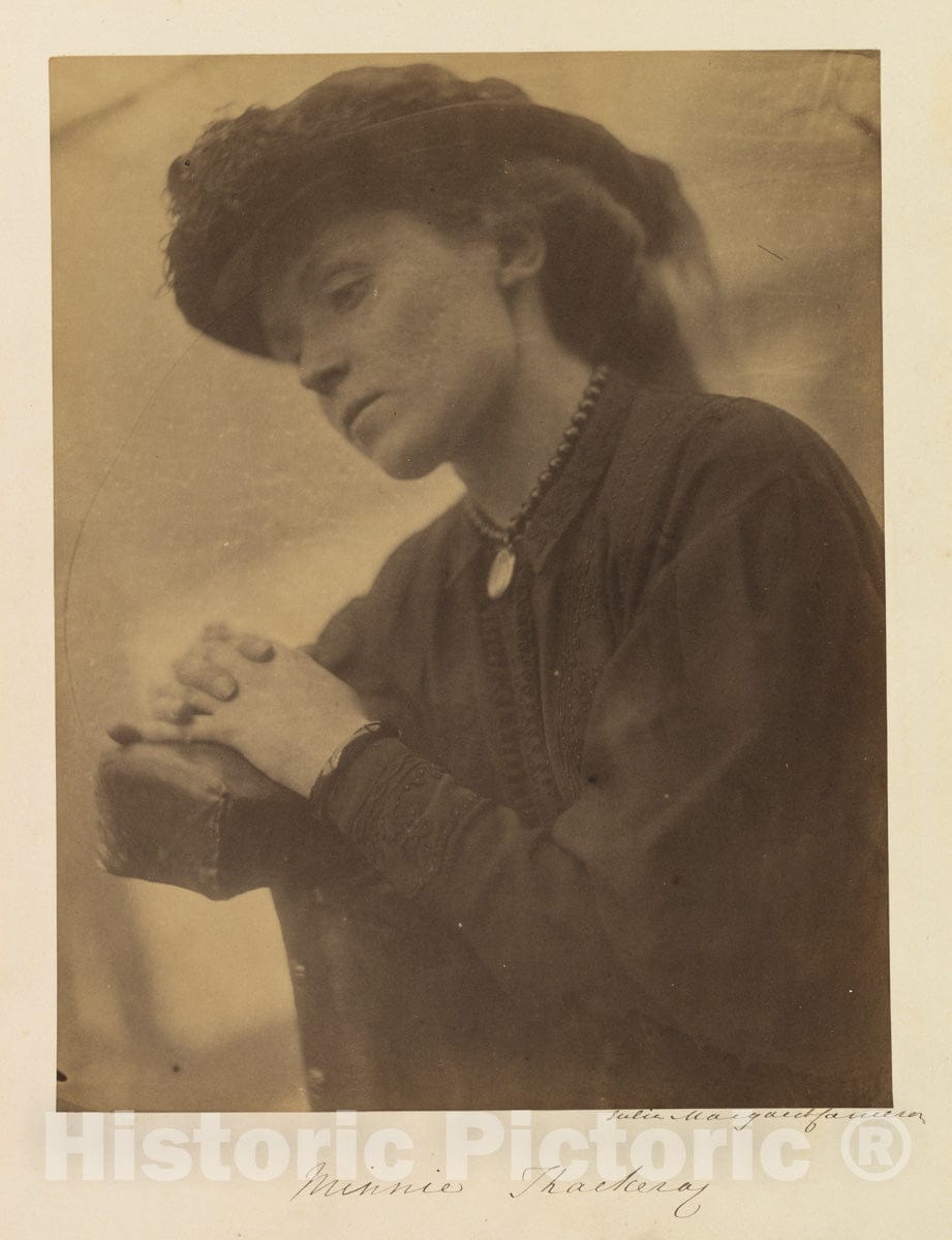 Photo Print : Julia Margaret Cameron - Minnie Thackeray : Vintage Wall Art