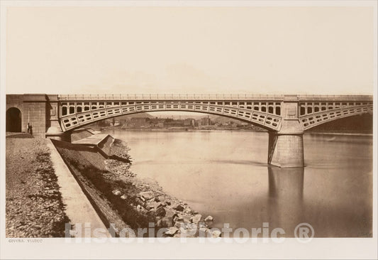 Photo Print : Édouard Baldus - Givors, Viaduc 1 : Vintage Wall Art