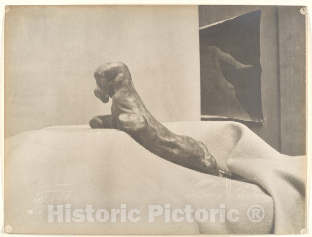 Photo Print : Eugène Druet - Auguste Rodin's The Clenched Hand : Vintage Wall Art