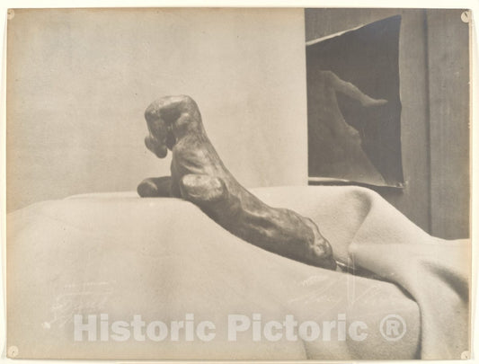 Photo Print : Eugène Druet - Auguste Rodin's The Clenched Hand : Vintage Wall Art