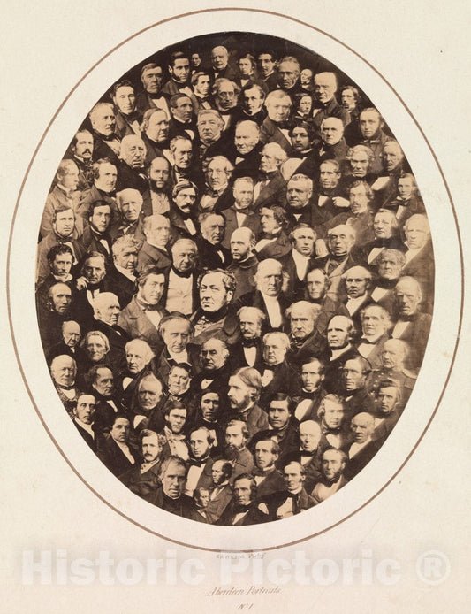 Photo Print : George Washington Wilson - Aberdeen Portraits No. 1 : Vintage Wall Art