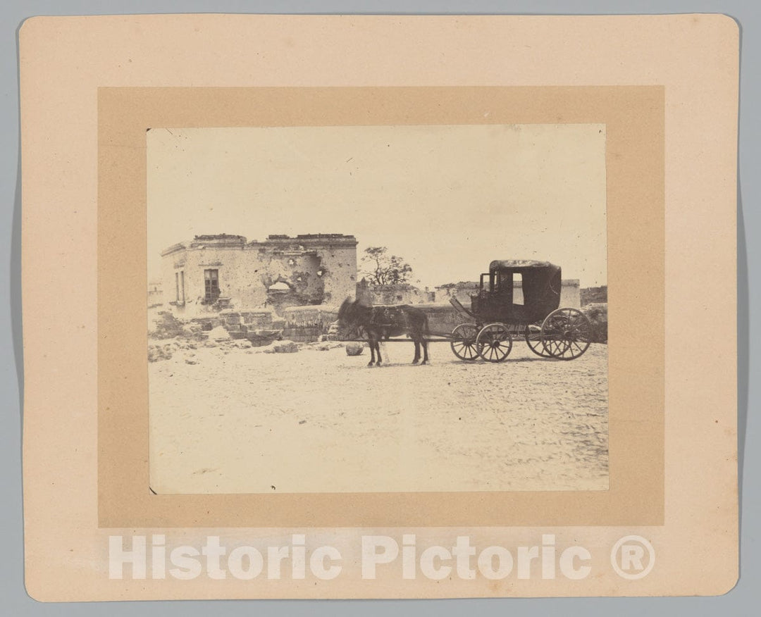 Photo Print : François Aubert - Emperor Maximilian's Death Carriage : Vintage Wall Art