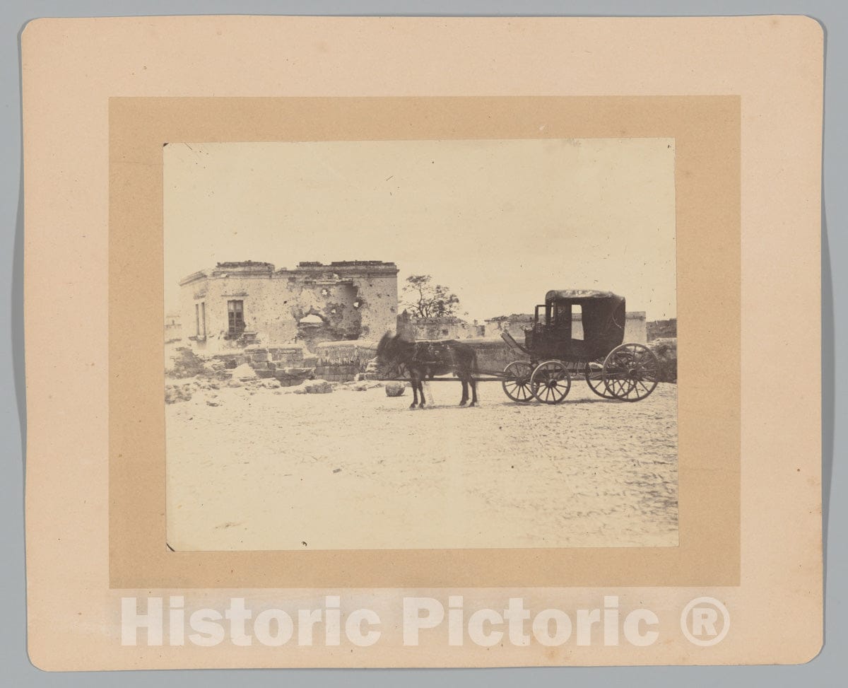 Photo Print : François Aubert - Emperor Maximilian's Death Carriage : Vintage Wall Art