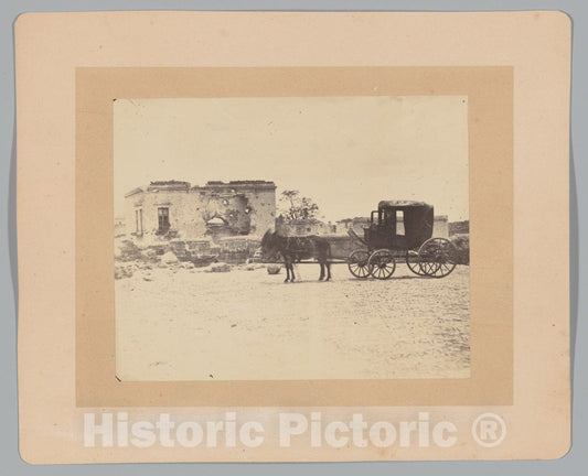 Photo Print : François Aubert - Emperor Maximilian's Death Carriage : Vintage Wall Art