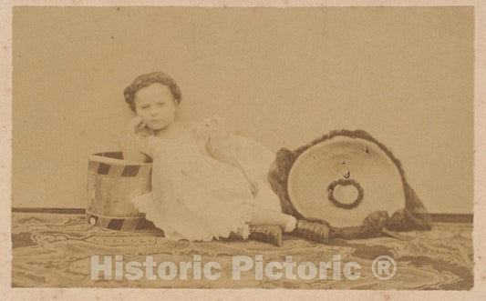 Photo Print : Pierre-Louis Pierson - Le Tambour : Vintage Wall Art