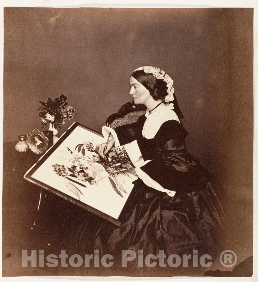 Photo Print : Josiah Rowe - The Countess Canning, Calcutta 2 : Vintage Wall Art